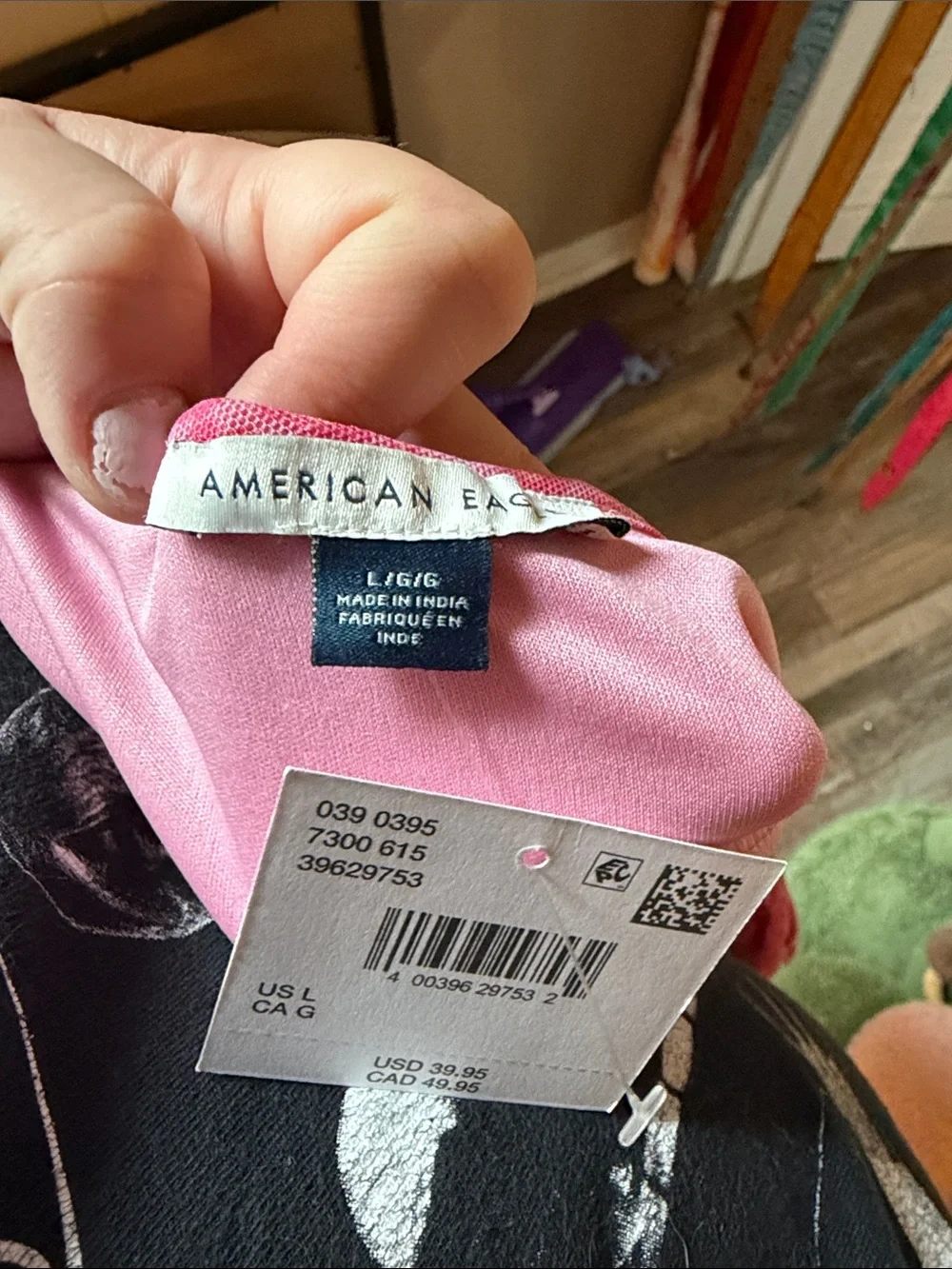 American Eagle Outfitters Pink Floral Chemise Slip